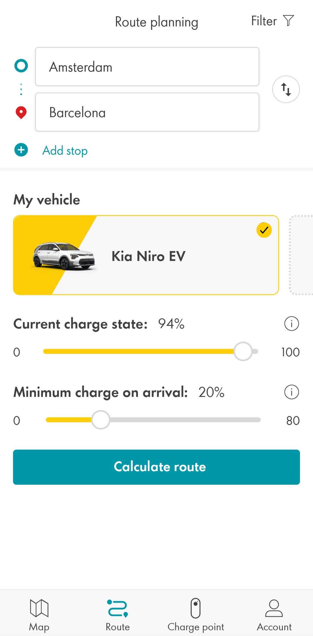 Shell recharge applicatie